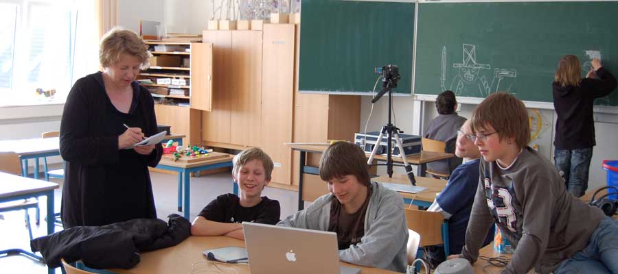 Besuch von der Zeitung